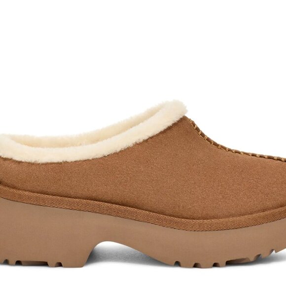 UGG WOMANS NEW HEIGHTS COZY CLOG SIZE 9 NIB CHESTNUT COLOR - Picture 3 of 7